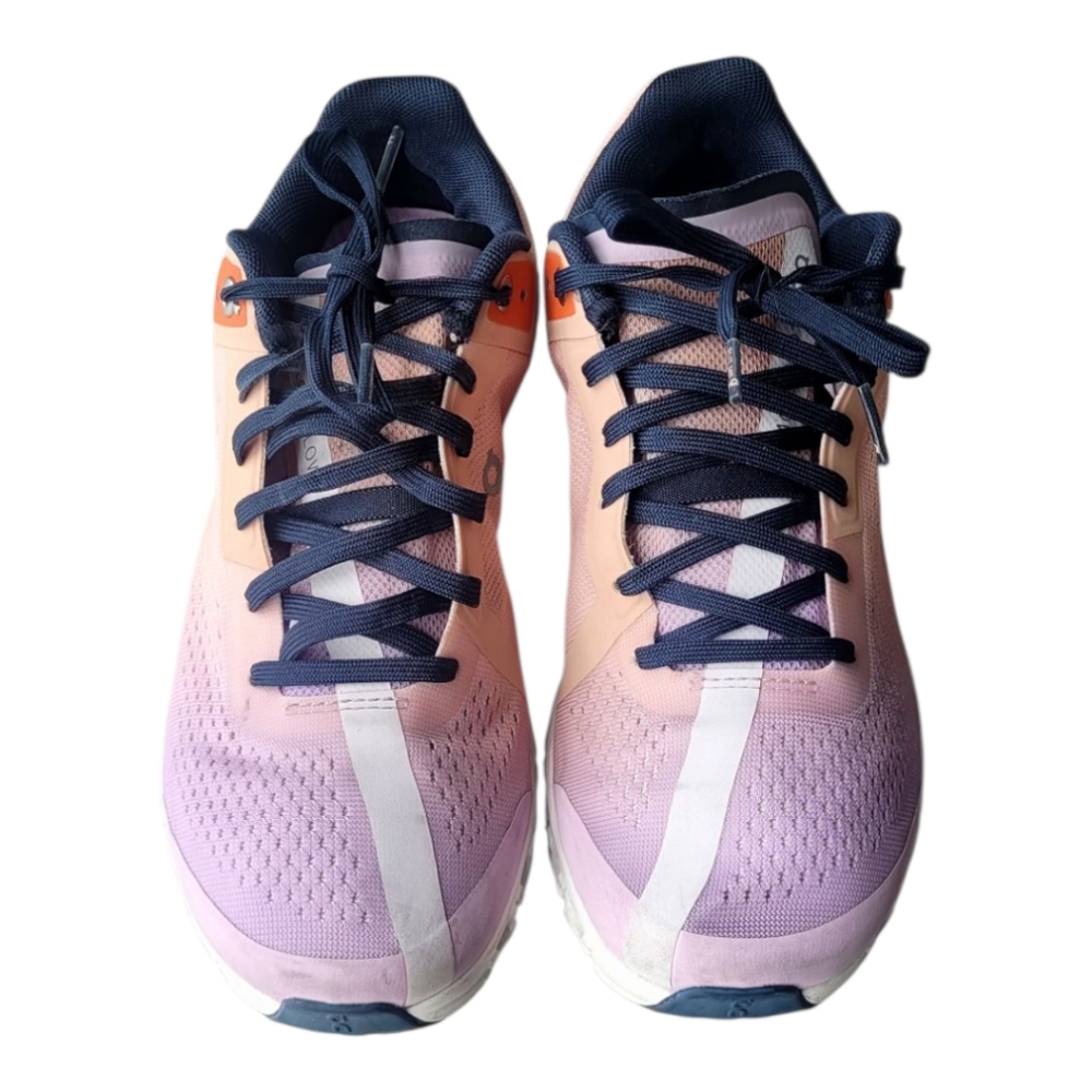 ON Women's Cloud X Sneaker, 6.5, Rose Fuiji - Picture 7 of 9